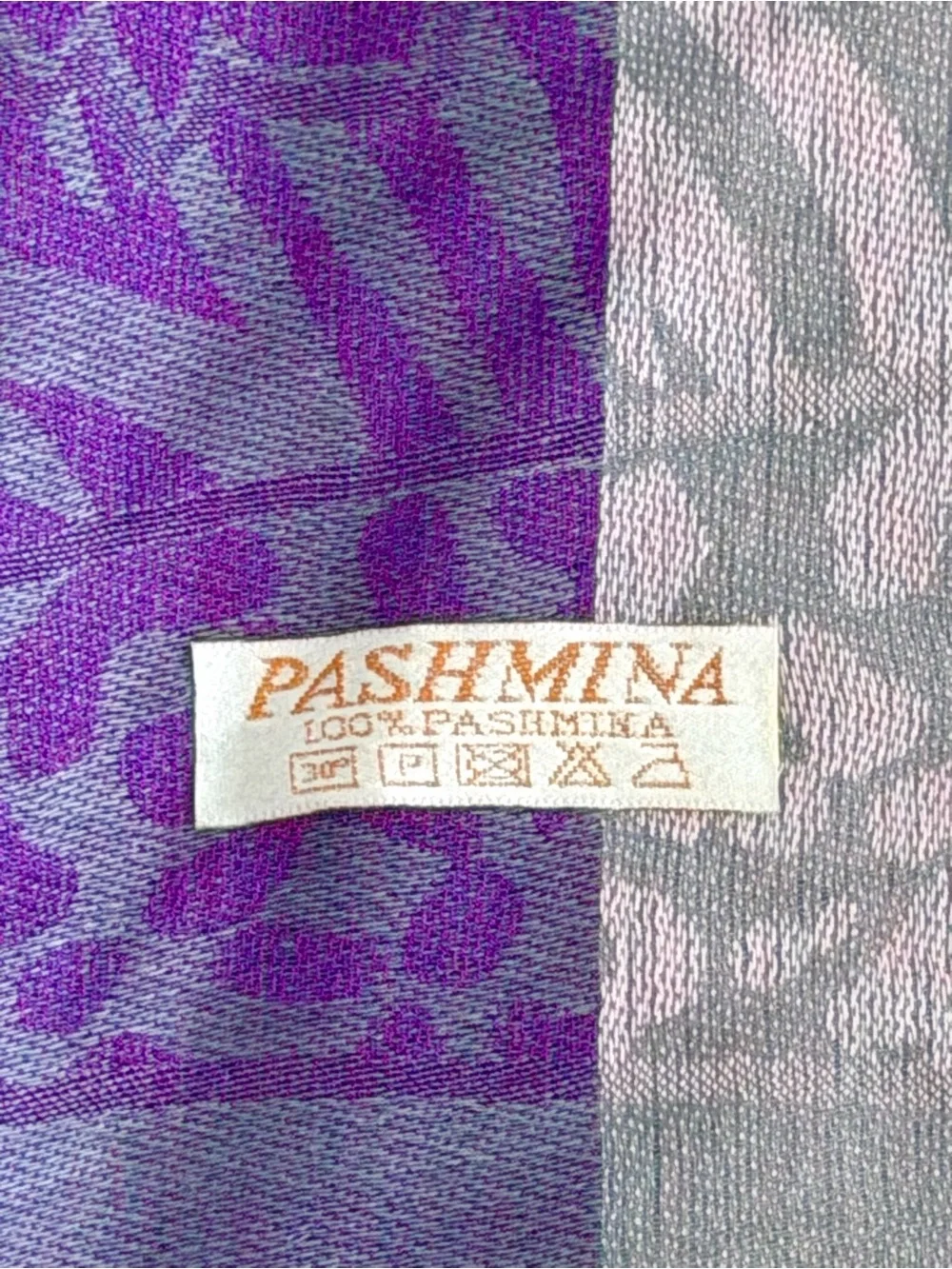 Pashmina SILK Fringed Shawl Scarf